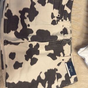 Abercrombie Cow Print mini Skirt